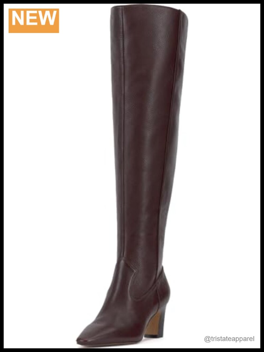 Vince Camuto Shalie2 Leather Over-the-Knee Boots 2.6in Heel Wide Calf